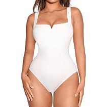 Body Gainant Femme FeelinGirl - Dos Nu & Décolleté V, Confort & Élégance Pour Silhouette Affinée