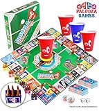 Juegos incluidos en el DrinkAPalooza de beber beber juego adulto es Copa del rey, Copa del tirón, socials, cascadas, cuartos, altas / bajas, borrachos, alcohol tu turno, robar una botella, cerveza, vierte en la taza de la bebida, hacer una regla y cuartos. Comprar un juego y que te diviertas jugando con tus amigos.