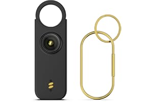 OQIMAX Personal Alarms for Women, Rechargeable Personal Safety Alarm Keychain with Dual-Activation Mode, 135dB Loud Personal Alarm & Multi-Function LED Light for Students, Kids, Walker, Elderly(Black)