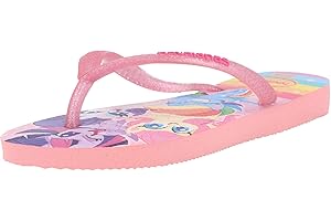 Havaianas Kids Slim My Little Pony Macaron Pink Rubber 1/2 UK Child