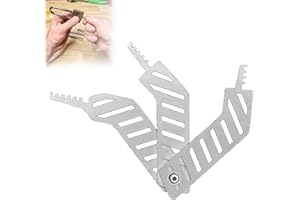 QOOBOM Lock Pick Set, Stainless Steel Lock Padlock Set, Clock Locks Picking Set for Shed, Gate, School Gym Locker, Fence, Toolbox,Storage (1Pcs)