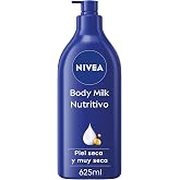 NIVEA Body Milk Moisturizing Lotion, 630 ml | Hydrating and Lightweight Body Lotion with Almond Oil and Hyaluronic Acid, 72 H