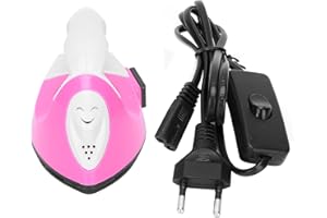 Tnfeeon Mini Plancha eléctrica, máquina de prensado de Calor Hecha a Mano, Plancha de Viaje de calefacción de cerámica para Manualidades de Bricolaje, para Manualidades con Apliques