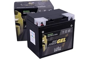 ‎INTACT intAct - GEL MOTORRADBATTERIE | Batterie mit +30% Startleistung. Für Roller, Motorrad, Rasentraktor | Bike-Power GEL53034. Ersetzt C60-N30-A, 12V Batterie, 30 AH, 400 A | Maße: 178x124x166mm
