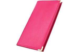 Charmoni - Etui Porte chéquier Porte Carte crédit pièce d'identité (C07 Fuchsia)