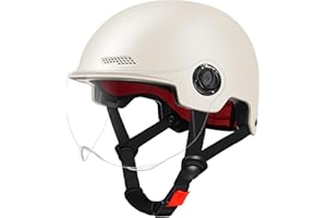 GENIKEER Casque Trottinette Electrique Adulte, Vélo Casquette, Casque Vélo Visière Électrique Pour Hommes Femmes, Casques De Vélo Avec Visière, Casque Skate Adulte, Casque Pour Vélo Électrique,Skateboard,Motos