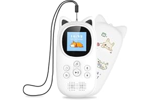 32GB Reproductor MP3 Bluetooth 5.0, Niños Mp3 Reproductor con HiFi Sonido sin Pérdida, Oilsky Portátil Deportivo MP3 Player con 750 mAh, Reproductor Música con Altavoz HD Integrado, Radio FM (Negro)