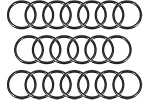 sourcing map Nitrilo Caucho Tóricas Juntas 4mm OD 2mm ID 1mm Ancho, Métrico Sellado Empaquetadura, Paquete de 20