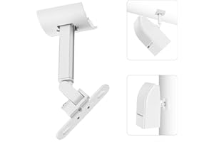 BLACK SESAME Wand- und Deckenhalterung für Bose 161, Bose 151 SE Umweltlautsprecher, Mehrere Neigungs- & Schwenkbare Einstellbare Halterung, kompatibel mit Bose Modell 100 Lautsprechern, Einzelweiß