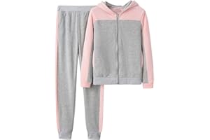 MJGkhiy Tute Donna Complete Offerte Cappuccio e Pantalone Due Pezzi Curvy Fitness Tracksuit Tuta Taglie Forti Tute da Ginnastica 2 Pezzi Felpa Con Zip Per Corsa Tute Donna Cotone Leggere