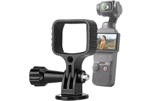 Kimyoaee Soporte adaptador de cámara para DJI Osmo Pocket 3 accesorios, trípode de extensión, mochila, abrazadera de bicicleta, soporte para visera de coche