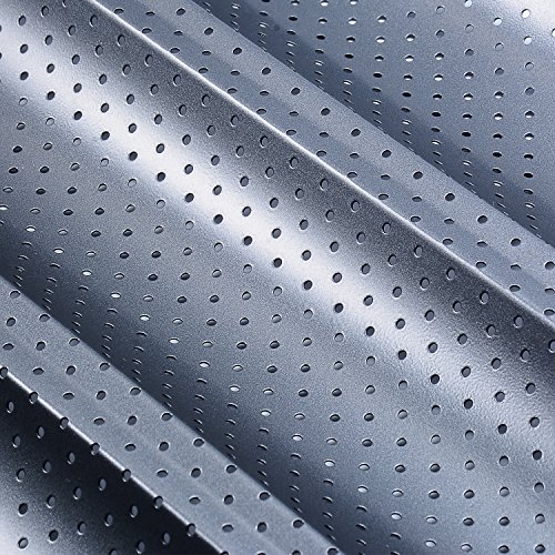 MUZIYU Baguette-Backblech 3 Mulden 38x 25cm mit Antihaftbeschichtung&2 Jahren Zufriedenheitsgarantie - 5