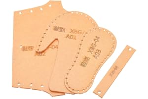 Bongles Leder Vorlage Schuhe Anhänger Muster Set Lederhandwerk Acryl Vorlage Leder Werkzeuge