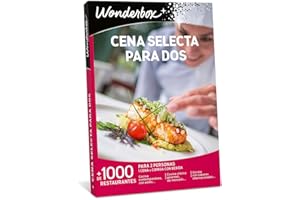 Wonderbox - Caja Regalo - Cena gourmet para dos - vivir juntos una pasión común, adecuado como experiencias para regalar 2 personas, ideas regalo