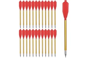 ELONG OUTDOOR Bulloni per Balestra in Alluminio Frecce Punte da Caccia in Acciaio da 6,3 Pollici Frecce da Caccia Bulloni per Balestra Mini Caccia al Bersaglio