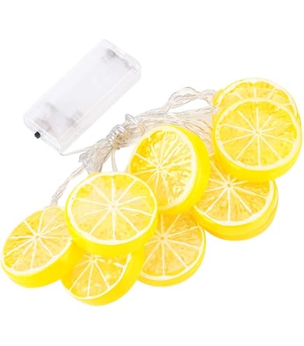 24 Tranches De Citrons Artificiels Réalistes - Faux Fruits Décoratifs Jaune Vert Orange Pour Décoration