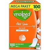 Molped Aktif G&uuml;nler G&uuml;nl&uuml;k Ped Ultra Light Normal Mega Fırsat 100 Adet, Kanatsız