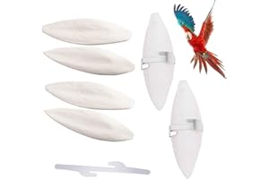 SHUOHONG 6 Stück 9-12 cm Sepiaschalen für Schildkröten, Sepiaschalen für Wellensittiche Schnecken, Tintenfischschalen mit 3 Metallhalter, Schildkröten Wellensittich Zubehör Kalzium u Mineralversorgung