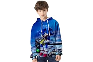 Silver Basic Sudadera con Capucha Adventure para Niños Videojuego Sudadera con Capucha Impresa en 3D Cartoon Poster Sudadera Jersey de Punto