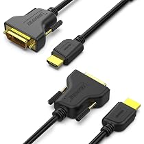 KabelDirekt – Cavo adattatore HDMI-DVI – 3m, bianco | Bidirezionale, DVI-D 24+1/cavo HDMI High Speed, 1080p/Full HD, cavi video digitale KabelDirekt – Cavo adattatore HDMI-DVI – 3m, bianco | Bidirezionale, DVI-D 24+1/cavo HDMI High Speed, 1080p/Full HD, cavi video digitale