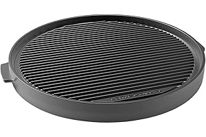 LotusGrill Płyta grillowa Teppanyaki XL – specjalnie zaprojektowana do niskodymnego grilla na węgiel drzewny/stołowy XL