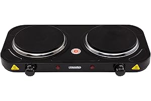 Mesko Kuchenka z 2 palnikami, rozmiar uniwersalny, czarna/wielokolorowa, mesko_MS 6509