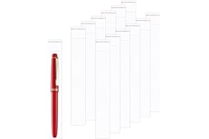 LUCYSTUDIO Buste in Cellophane Adesivi Lungo 100 Pezzi 3x15cm Sacchetti di Plastica Autoadesivi 50µm Trasparente OPP Bustine per Collana Penna Cucchiaio da Caffè Labbra Caramelle Cannucce