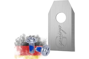 G greengrass tools Lame de rechange compatible avec les lames de tondeuse robot EcoVacs Goat LongLife en acier inoxydable [Incassable DIN EN 50636] Pièce : 12