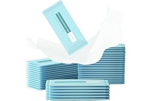 BYHSOEP 50 Stück Feuchte Waschlappen Einzeln Verpackt, Erfrischungstücher, Feuchtes Toilettenpapier Einzeln Verpackt, Feuchttücher Einzeln Verpackt,Spülbar Hygienische Reinigungstücher