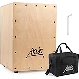 Aklot Cajon Drum Compact Acoustic Jam Cajons Betula Wood Percussion Box, Internal Adjustable Snares,with Gig Bag For Kids and
