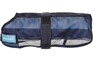 BACK ON TRACK DOG Copenhagen Back-on-Track - Cappotto rinfrescante anti raggi UV, per cani, 70 cm, colore: Blu