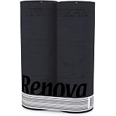 Renova Black Toilet Paper - 1 Pack of 6 Rolls of Paper