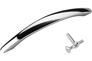 SOTECH 10 x SO-TECH® Poignée de Meuble "DEJA" Finition Chromée Entraxe de trous 128mm