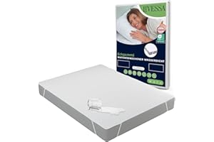 ‎LIVESSA LIVESSA Matratzenschoner 90 x 200 - Matratzen-Schutzhülen, wasserdichte Matratzenauflage, Mit Elastisch Eckbändern, Oeko-TEX Zertifiziert, matratzenschoner 90 x 200