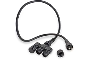 CLGarden IP44 Niedervolt 3-fach Verteiler plug&light Stecksystem LED 12V 3er Mehrfachstecker