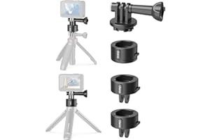 ULANZI SELECT Action Camera Kugel Verbindung Schnalle Magnetische Schnellverschluss, 1/4'' Schraube & Schnittstelle, Starke magnetische & Sichere Verriegelung Kompatibel mit DJI OSMO Action Cameras