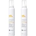 Milk shake whipped cream leave in foam, duo pack of 2 x 200 ml, conditioning and protective creamy foam for all hair types, 400ml