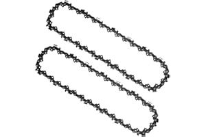 Opuladuo 2X 8 Inch (20 cm) Pole Saw Chain for RYOBI ONE+ OPP1820 / RPP182020, Replacement Chain Saw Chains fit Ryobi RY18CS20A-0 / P5452BTL