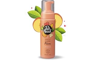 COMPANY OF ANIMALS Pet Head Quick Fix Schaumshampoo ohne Ausspülen für Hunde | Pfirsichduft | Pflegt und beruhigt das Fell Ihres Hundes | Schnell und einfach zu bedienen | Sanfte Formel für Welpen | 200ml