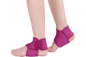 BEISITONG LIMITED GROUP Kids Ankle Support Brace Breathable Adjustable Compression Ankle Sleeve Wrap Child Ankle Bandage Nonslip Athletic Socks for Running Basketball Dance