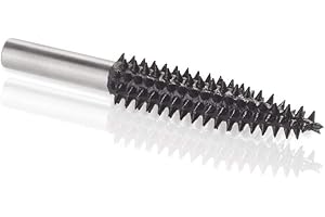 Kutzall Extreme Fraise Conique Rotative, Axe 1⁄4", Très Grossière - Accessoires pour Bosch, DeWalt, Milwaukee, Makita. Carbure de Tungstène Abrasif, 1⁄4" (6.3mm) X 1-1⁄2" (38.1mm) de Longueur, TX-14C