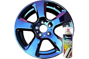 PMcolours Flip Flop Peinture, Multi-couleur Effet Caméléon LAVA (noir-rouge-jaune), 400 ml Aérosol