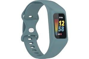 BoLuo pasek do zegarka Fitbit Charge 5 4 3 opaska, sportowe silikonowe bransoletki do zegarka Armband pasek pętli zamiennik paska z zapięciem paska do Fitbit Charge 5 / Charge 4 / Charge 3