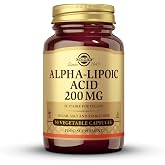 Solgar Alpha-Lipoic Acid 200 mg | 50 Vegetable Capsules | Easy to take &middot; Suitable for vegan, vegetarian, kosher and halal