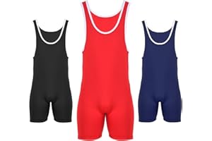 2BOLD Wrestling Singlet Men’s MMA, Powerlifting, Wrestling, Athletic, Exercise Solid Bodywear Uniform Men’s Training Singlet