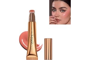 INSKIN Liquid Blusher, Soft Cream Blushers for Cheeks Make up, Velvet Waterproof Long-Lasting, Smudge Proof, Lightweight Natural-Looking, Adds Shimmer, Multi-functional contour stick(#3) (#2)