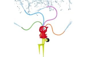 BBWELL Juegos de Agua para Niños Exterior,Aspersor de Agua para Niños,Juguete de Rociador,Aspersor de Agua de Jardín,Adecuado para Juguetes de Diversión Acuática de Verano