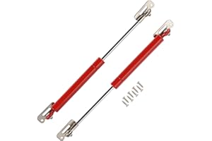 Motoforti Universal Lift Supports Struts Cabinet Cover Gas Springs 10inch/245mm 13lb/60N/6kg Red 2 Set
