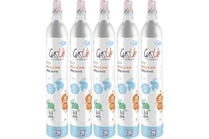 Pack de 5 cilindros de CO2 GasUp, compatible con todas las marcas