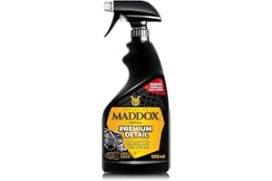 Maddox Detail - Premium Detail 500 ml | Nettoyant Intérieurs et Polissage | Nettoyage de Tableaux de Bord, Vinyle, Cuir et Caoutchoucs Intérieurs | Hydratant pour Plastique | Protecteur pour Portières